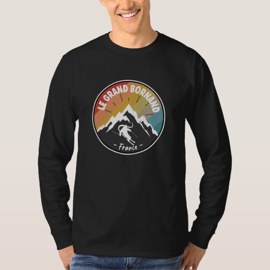 Skiing in frankrijk Le Grand Bornand T-shirt (Voorkant)