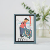  Skiing in het Briefkaart Oostenrijk (Staand voorkant)