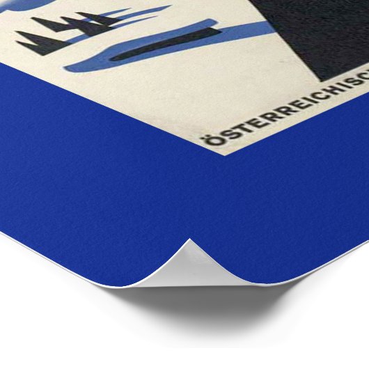  Skiing in het Poster Oostenrijk (Hoek)