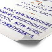 Skiing in het Poster van het Oosten WPA (Hoek)