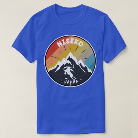Skiing in Niseko Japan T-shirt (Design voorkant)
