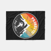 Skiing In Pajarito New Mexico Fleece Deken (Voorkant (Horizontaal))