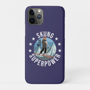 Skiing is Mijn Superpower Case-Mate iPhone Case