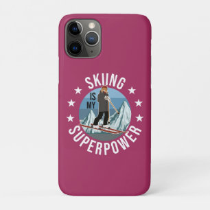 Skiing is Mijn Superpower Case-Mate iPhone Case