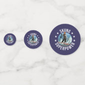 Skiing is Mijn Superpower Confetti (Achterkanten)