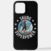 Skiing is Mijn Superpower iPhone Hoesje (Achterkant)