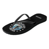 Skiing is Mijn Superpower Teenslippers (Schuin)