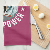 Skiing is Mijn Superpower Theedoek (Quarter Fold)