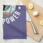 Skiing is Mijn Superpower Theedoek (Quarter Fold)