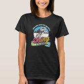 Skiing is the answer to all questions fun skiing t-shirt (Voorkant)