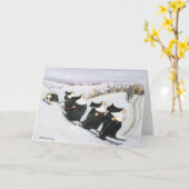 Skiing Kaart (Gele Bloem)