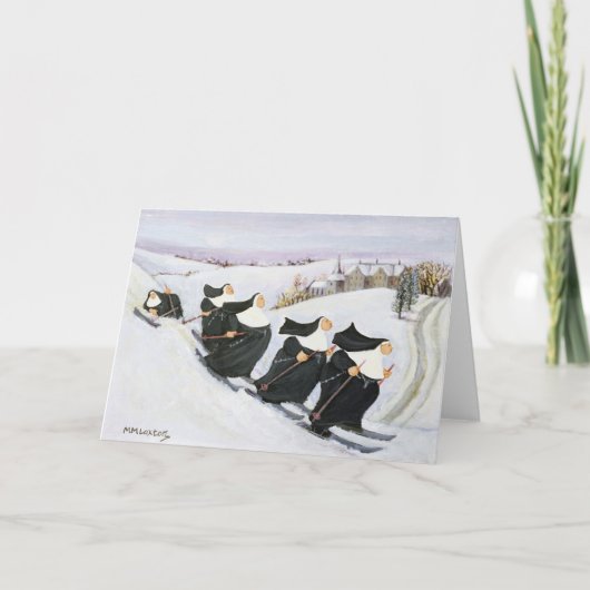 Skiing Kaart (Voorkant)