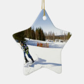 skiing keramisch ornament (Rechts)
