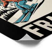Skiing Killy France Poster (Hoek)