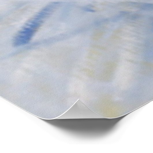 Skiing Kitzbhuel 2014 Poster (Hoek)