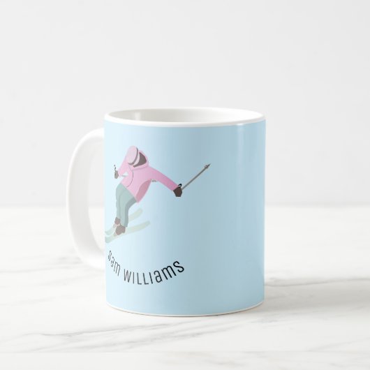 Skiing Koffiemok (Voorkant links)