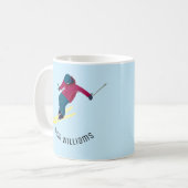 Skiing Koffiemok (Voorkant links)