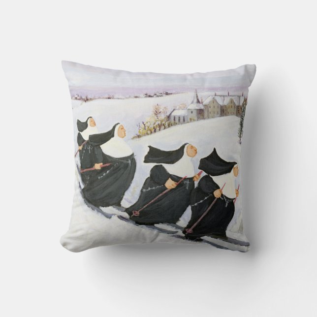 Skiing Kussen (Voorkant)