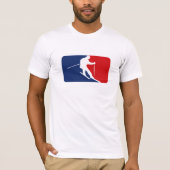 Skiing League Custom Logo T-Shirt (Voorkant)