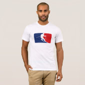 Skiing League Custom Logo T-Shirt (Voorkant volledig)
