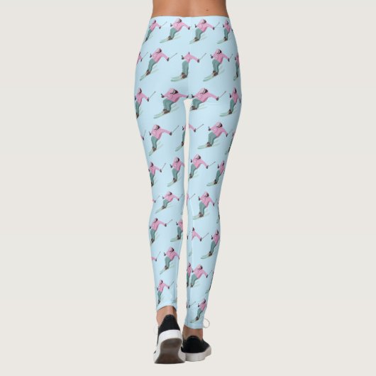 Skiing Leggings (Achterkant)