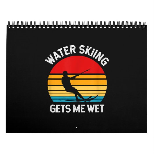 Skiing Lover | Zachte waterkiemdieren nat Kalender (Hoes)