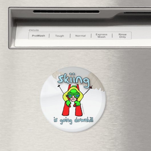 Skiing Magneet (Insitu (Vaatwasser))