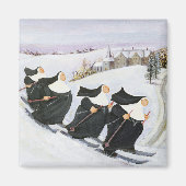 Skiing Magneet (Voorkant)