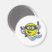 Skiing Magneet (Voorkant / Achterkant)
