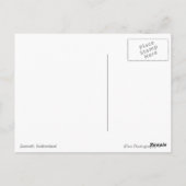 Skiing met Mt. Matterhorn in Zermatt, Zwitserland Briefkaart (Achterkant)