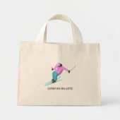 Skiing Mini Tote Bag (Voorkant)