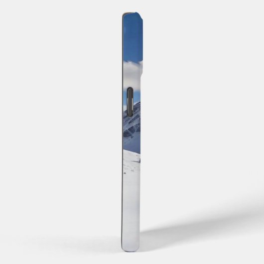 Skiing Mountain Scene personalize Case-Mate iPhone Case (Achterkant / Rechts)