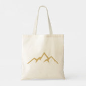 Skiing Mountain Skiing Lover Tote Bag (Achterkant)
