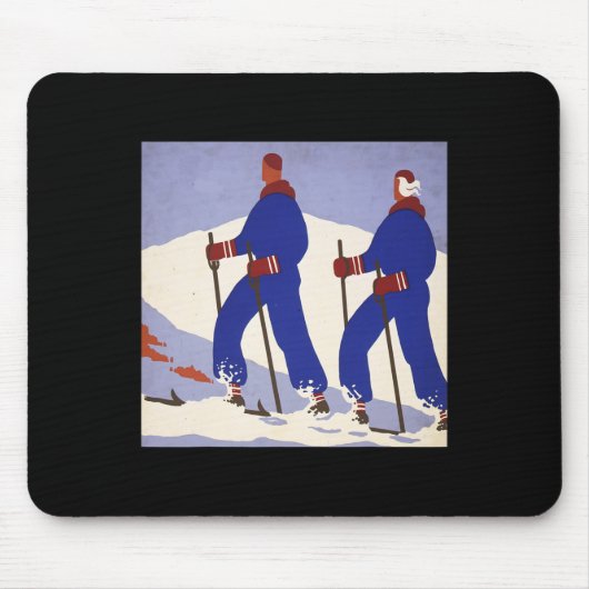 Skiing  muismat (Voorkant)