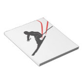 skiing notitieblok (Schuin)