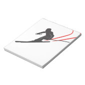 skiing notitieblok (Linkerzijde)