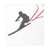 skiing notitieblok (Voorkant)