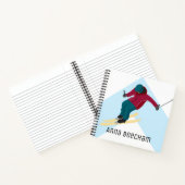 Skiing Notitieboek (Binnen)