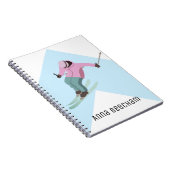 Skiing Notitieboek (Rechterzijde)