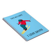 Skiing Notitieboek (Rechterzijde)