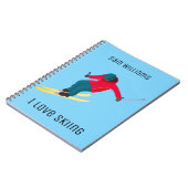 Skiing Notitieboek (Linkerzijde)