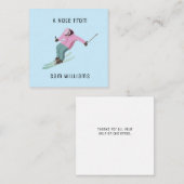 Skiing Notitiekaartje (Voorkant / Achterkant)