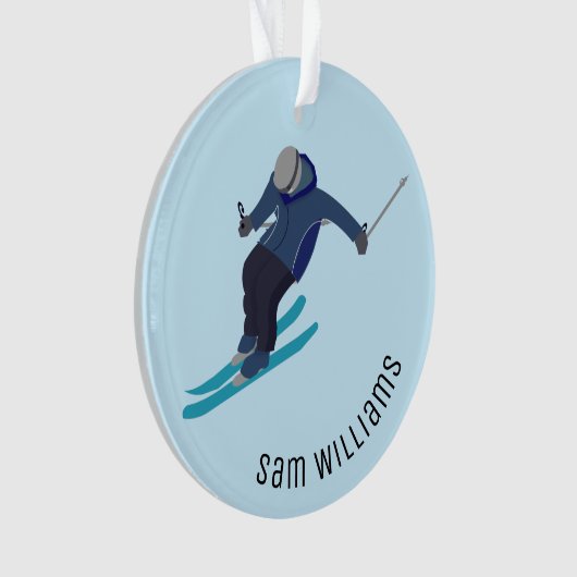 Skiing Ornament (voorkant)
