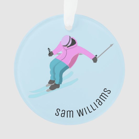 Skiing Ornament (voorkant)