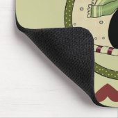 Skiing Penguin Vakantie T-shirts en geschenken Muismat (Hoek)