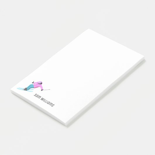 Skiing Post-it® Notes (Schuin)