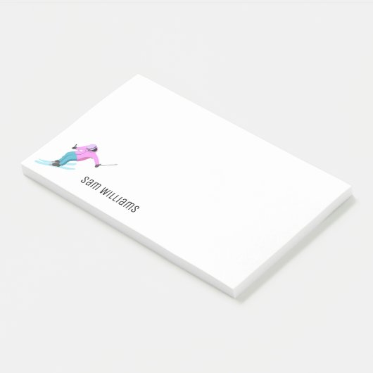 Skiing Post-it® Notes (Schuin)