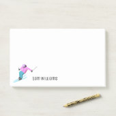 Skiing Post-it® Notes (Op bureau)