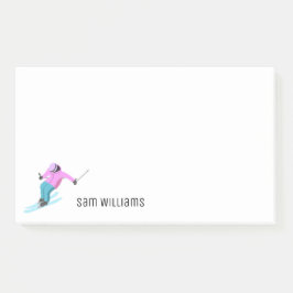 Skiing Post-it® Notes