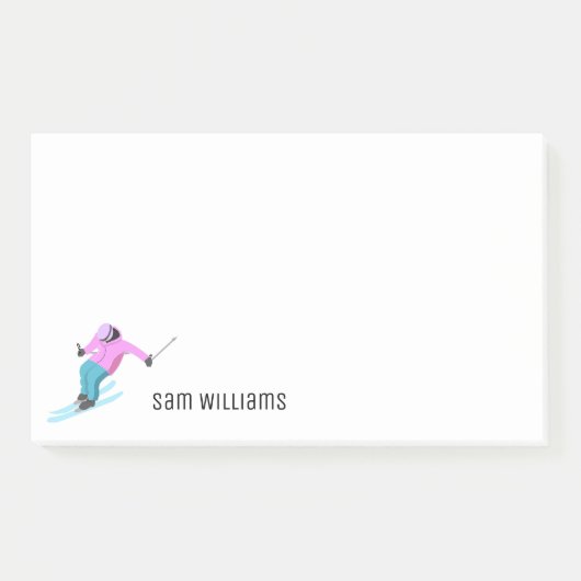 Skiing Post-it® Notes (Voorkant)